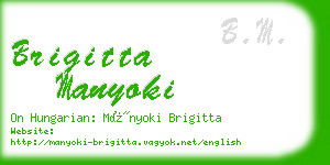 brigitta manyoki business card